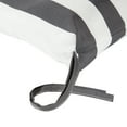 thumbnail image 6 of Greendale Home Fashions 73'' x 23'' Outdoor Chaise Lounge Cushion, Canopy Stripe Gray, 6 of 8