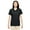 BLACK, variant on Gildan Ladies' Performance 5.6 oz. Double Piqué Polo - G458L