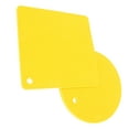 thumbnail image 3 of 5 PCS 2 Round 3 Square Silicone Honeycomb Mat Multipurpose Hot Pads for Hot Dishes Tables Yellow, 3 of 10