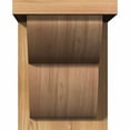thumbnail image 2 of 7 1/2"W x 10"D x 10"H Crestline Smooth Corbel w/Backplate, Western Red Cedar, 2 of 9