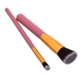 thumbnail image 3 of Kit de pinceles de maquillaje perfecl 2pcs funciones profesion Polvo Base Rubor Corrector oro, 3 of 6
