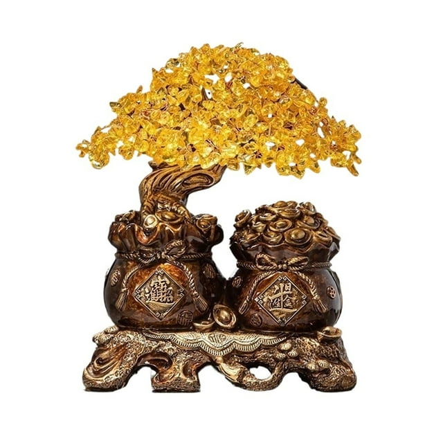 Home Fortune Tree, Crystal Feng Shui Tree, Opening Celebration Living Room Furnishings Ornaments