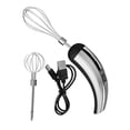 thumbnail image 2 of Lipstore Cordless Hand Mixer Compact Electric Egg Beater for Kitchen Baking Cake Shop Silver Black, 2 of 8