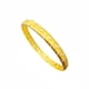 thumbnail image 1 of Pulsera chapada en oro para mujer con textura de 22 g, 1 of 2