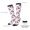 thumbnail image 6 of Fotbe Orchids Flowers print Women's Men's Novelty Crew Socks Cotton Socks Knee High Socks for Walking,Running,Nurses,Pregnancy, 6 of 8