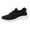 Black, variant on Sopiago Womens Shoes Women Fashion Mesh Round Cross Straps Flat Sneakers Running Shoes Casual Shoes White,37