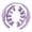 Purple, variant on Tachiuwa Double Row 20 Wheel Leg Muscle Massage Roller 28x26x8.2cm Adjustable Tension Blue