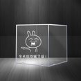 thumbnail image 1 of 跨境透明存钱罐只进不出儿童储蓄罐成人零钱不可取储钱箱工厂批发as the picture大号 18*18CM Deng Xun unisex, 1 of 2