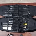thumbnail image 2 of Sonducket Bolsa de transporte de cubiertos de poliéster para exteriores, almacenamiento de repuesto portátil, bolsas para cortar barbacoa de Kits de desorden para acampar, 2 of 6