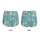 thumbnail image 3 of Balery Teal Mama Llama Pantalones cortos deportivos para mujer con forro y dos bolsillos, elásticos, para entrenamiento, gimnasio, yoga-X-Large, 3 of 7