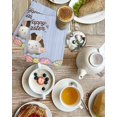 thumbnail image 4 of Blue Easter Kitchen Dish Towels for Drying Dishes Set of 4, Spring Cartoon Bunny Colorful Eggs Wood Grain Waffle Weave Microfiber Hand Tea Bathroom Towels Quick Dry & Absorbent Towel 15.7x23.6, 4 of 7