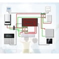 thumbnail image 4 of NFTIGB 16A Smart Color Thermostat, Wi-Fi Programmable Electric Heating Temp Controller with LCD Display for Office Home Hotel Shopping Mall, 90V-240V Gray (3.4 inches / 8.6 cm), 4 of 9