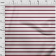 thumbnail image 2 of oneOone Cotton Silk Carmine Red Fabric Stripe Block Dress Material Fabric Print Fabric By The Yard 42 Inch Wide, 2 of 4