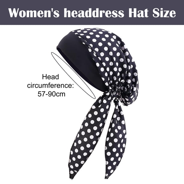 Gorros para dormir para mujer, pañuelos para la cabeza para calvas, gorros para el cáncer, turbantes
