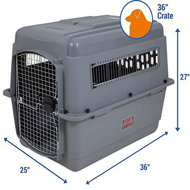 Petmate Sky Kennel Portable Dog Crate Travel Items Included 6