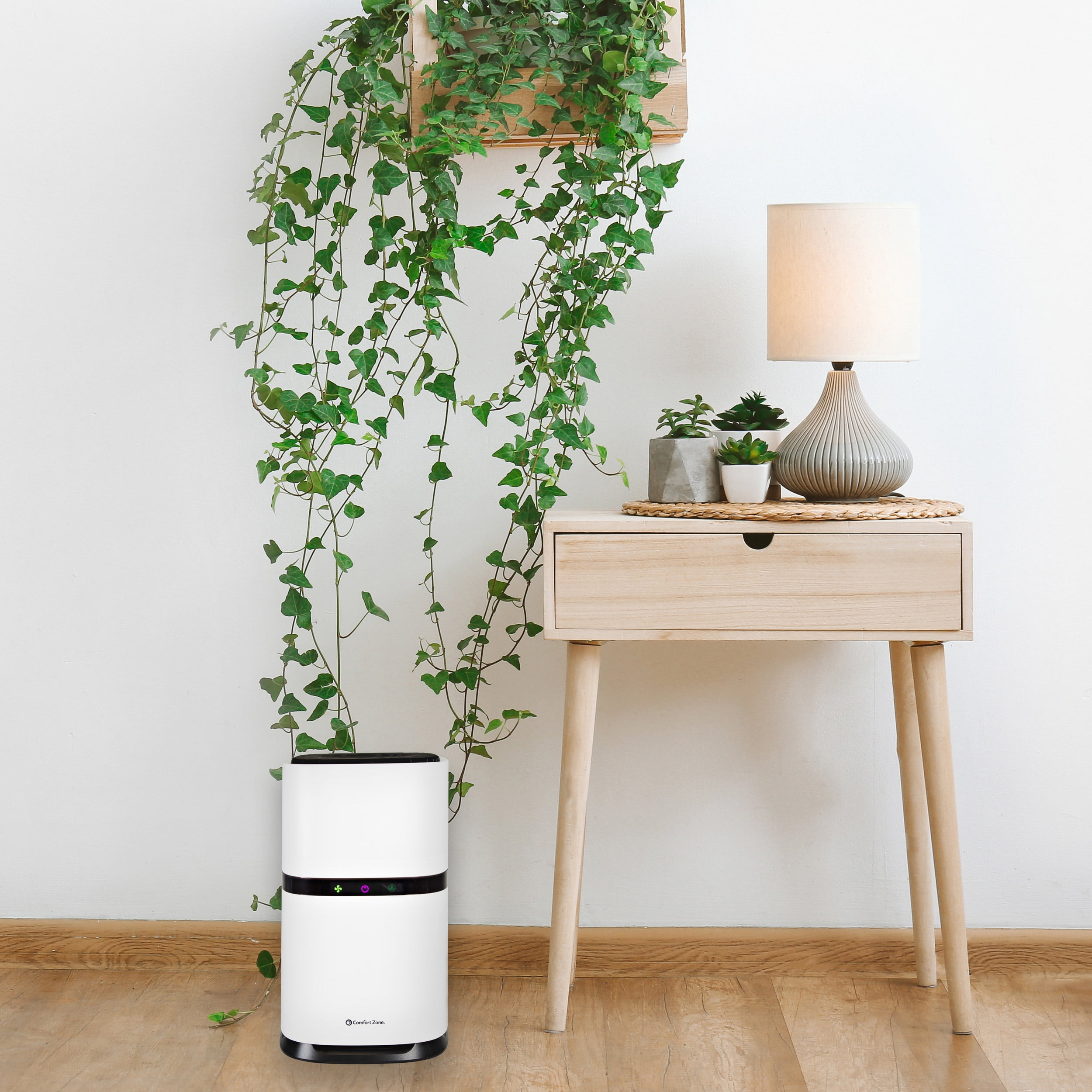 Comfort Zone® Clean HEPA Air Purifier with WiFi App Control