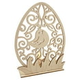 thumbnail image 2 of Xihbxyly Adorno Led de Madera para Pascua, con Forma de Conejito, con Motivos Florales y Vegetales, Luces Led a Pilas, Decoración de Mesa para El Hogar, Decoración para Fiestas, Regalo Ideal para Pas, 2 of 4