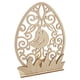 thumbnail image 2 of Fiudx Adorno Led de Madera para Pascua, con Forma de Conejito, con Motivos Florales y Vegetales, Luces Led a Pilas, Decoración de Mesa para El Hogar, Decoración para Fiestas, Regalo Ideal para Pascua, 2 of 4
