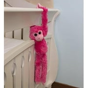 Aurora World - Hanging Monkey - Soft and Snuggly Plush Stuffed Animal - Pink, 18"