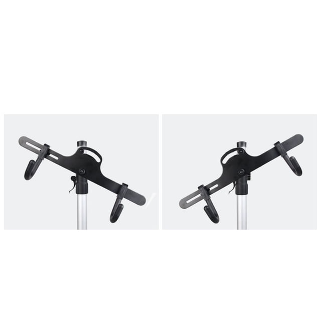 OUNONA 1 Set Adjustable Wall Mount Bike Rack Three Layers Silver for Bicycle Mechanics