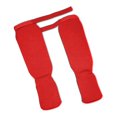 thumbnail image 2 of Equipo de Protección para Karate Rojo, Espinilleras para Entrenamiento de Boxeo, Espinilleras para Combate de Taekwondo y , Protectores de Empeine M, 2 of 5