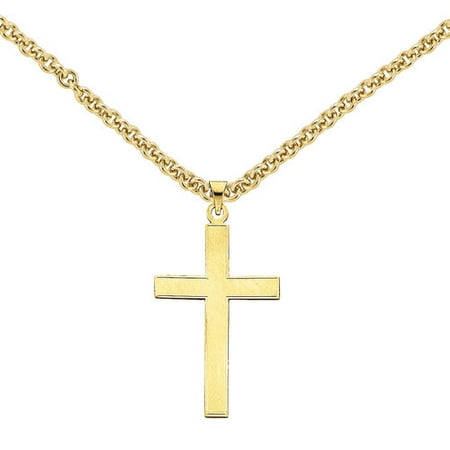 14kt Yellow Gold Cross Pendant - Walmart.com