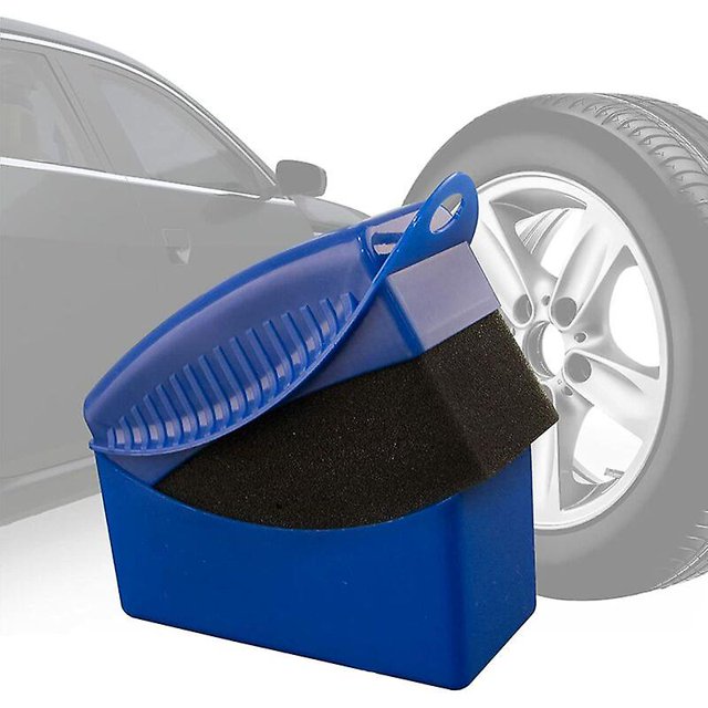 Esponja de cera Foohvr para pulir coche cepillo para neumáticos herramienta de limpieza