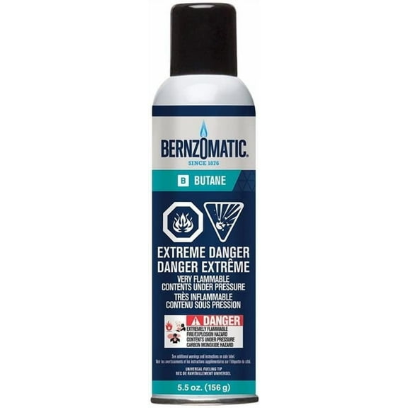 Bernzomatic 5.5 oz. Butane Gas Refill Canister