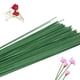 thumbnail image 1 of 200 piezas de alambre de tallo floral, alambre floral verde oscuro de 16 pulgadas, arreglos de flores artificiales, tallos de alambre de flores de floristería para manualidades, 1 of 5
