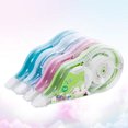 thumbnail image 4 of Miangastore 4 Pcs Double Sided Adhesive Dots Stick Roller Correction Tapes Useful Tape Eraser Wipe Out Tape Correction Tape Eraser - 7.4x3.5cm (Random Color), 4 of 8