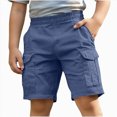 thumbnail image 2 of UAYOTSE 6T Boys Shorts Kids Cotton Blend Shorts for Boys Stylish Shorts,Sizes 11-12 Years, 2 of 7
