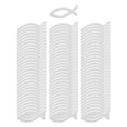 thumbnail image 1 of 120 Piece Wood Scatter Decoration Baptism Decoration Wood Table Decoration Hollow Wooden Fish For Baptism Confirmation Decoration Party Decorations Festivals, 1 of 7