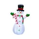 thumbnail image 4 of Muñeco de nieve inflable de 1,2 metros, adorno navideño inflable, estatua inflable grande, decoración exterior con luz para vacaciones, 4 of 9