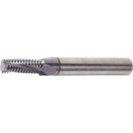 

Vargus 1/2-13 Internal 4-Flute Solid Carbide Helical Flute Thread Mill TiCN Finish 0.35 Cut Diam 3.504 Shank Diam 0.923 LOC