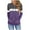 Purple, variant on POIUYTR Women's Casual Color Block Hoodies Long Sleeve Drawstring Lightweight Hooded Sweatshirts Loose Pullovers with Pocket,XL,Army Green