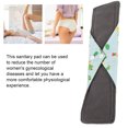 thumbnail image 4 of Toallas Sanitarias Protectores Diarios Toallas Sanitarias Reutilizables Toallas Sanitarias De Tela Lavable Bambú Carbón Antibacterial Paño Menstrual Paño Sanitario 03# ANGGREK Feminine Sanitary Pads, 4 of 8