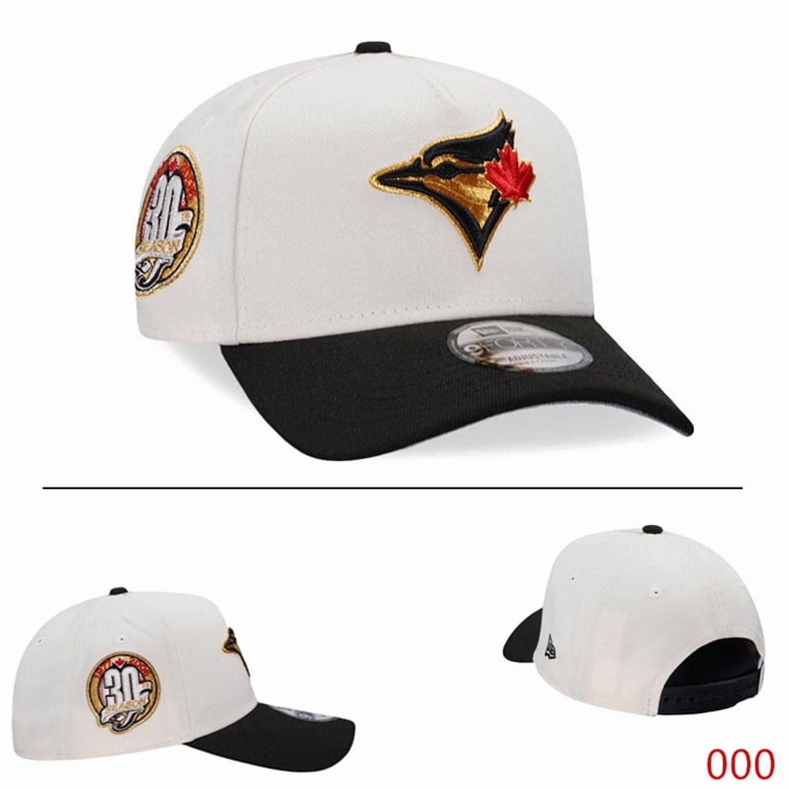 Casquette Baseball All Blacks Nouvelle-Zélande - Denim Vieilli - Snapback Réglable - Unisexe - 13