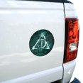thumbnail image 4 of Harry Potter Deathly Hallows Logo Automotive Car Window Locker Circle Bumper Sticker, 4 of 7