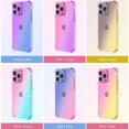 thumbnail image 4 of Gradient Airbag TPU Case For iPhone 15 Pro Max 14 Plus 13 12 Mini 11 XR XS Max SE 7 8 Plus Cover Shockproof Fundas Coque Shell, 4 of 5