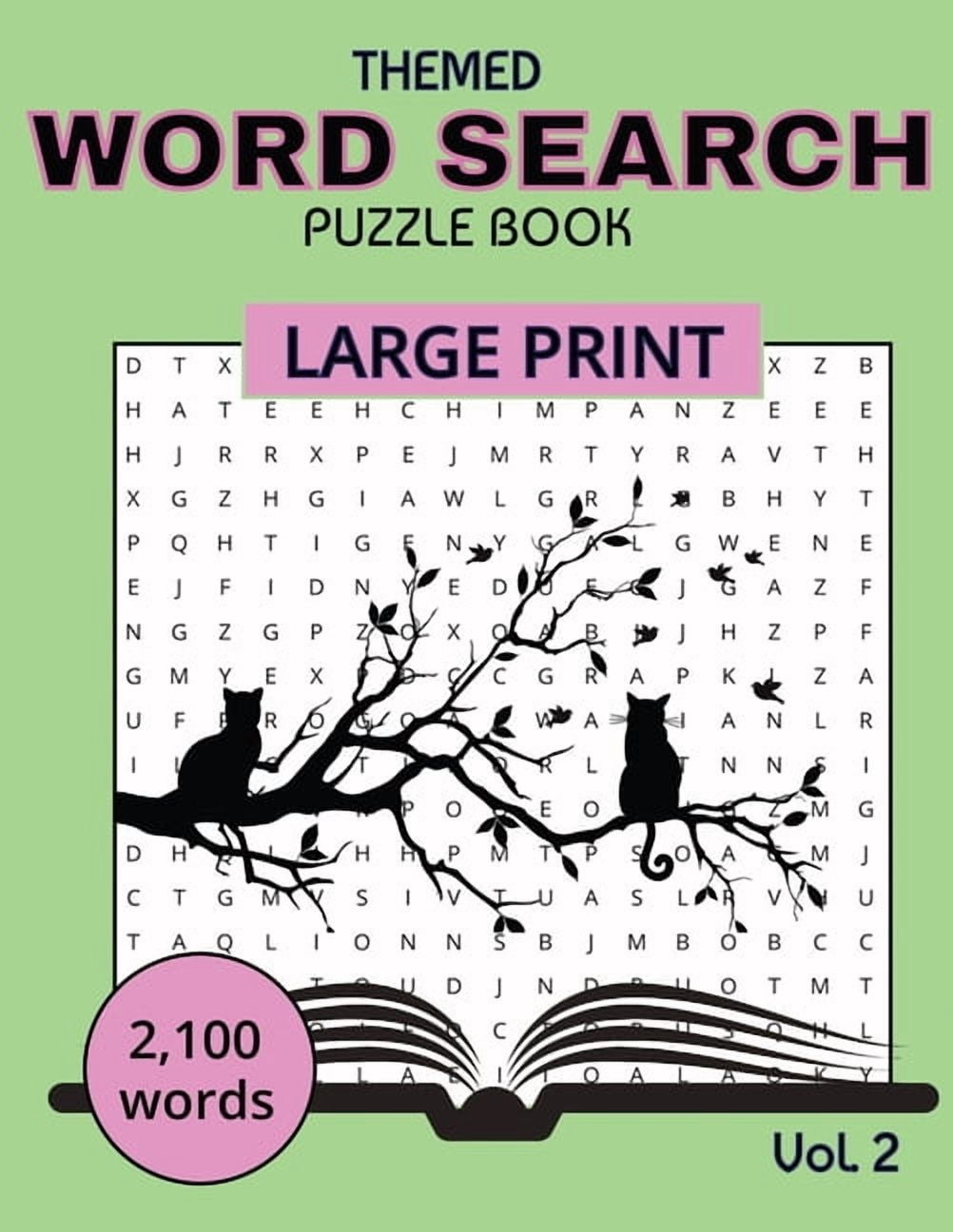 60 PUZZLES PER Book A4 Size Word Search Puzzle Books Large Print NEW