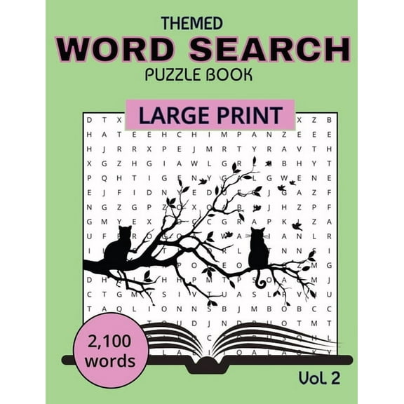 Themed Word Search Puzzle Book Vol. 2, (Paperback)