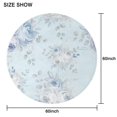 thumbnail image 5 of Floral Round Tablecloth 70x70in(178x178cm) – Waterproof Polyester Table Cover with Full Print Design, Wrinkle Resistant & Washable for Kitchen Dining Party Decor,Thanksgiving,Christmas, Spring,Flower, 5 of 6