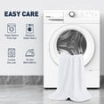 thumbnail image 7 of White Bath Towels Set of 4, Large & Ultra Soft Bath Towels 35x70in, Highly Absorbent and Quick Dry Hotel Towels for Bathroom Gym Swim, Durable Microfiber Shower Sheets for Adult,Pet, 7 of 7