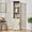 White, variant on 70.86" Tall Free Combination Storage Cabinet, 5-Tier MDF Cube Bookshelf with Hinged Door, DIY Display Cabinet for Living Room Bedroom, White