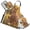 Beautiful Brown Horse, variant on Cool Dinosaur in Space 5 Pcs Kitchen Set Heat Resistant Oven Mitts and Non-Slip Pot Holders with Adjustable Cooking Apron