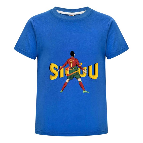 Camiseta de Futbol Niño CR7 | Celebración Ropa Infantil de Verano