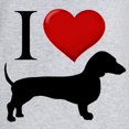 thumbnail image 3 of CafePress - Dachshund I Love Dachshunds - Women's Nightshirt, 3 of 4