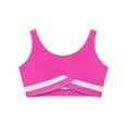 thumbnail image 4 of Kaerm Kids Girls Camisole Sport Bras Crop Top Sleeveless Gymnastics Dance Yoga T-Shirt Activewear Hot Pink 8, 4 of 6