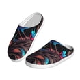 thumbnail image 2 of Lsque Artistic Colorful Bird Pattern Womens Comfort Cotton on Scuff With Memory Foam and Anti-skid Sole Slipper-37/38, 2 of 7