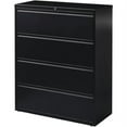 thumbnail image 5 of Lorell 42-inch Lockable Lateral File Cabinet, Black, 5 of 6
